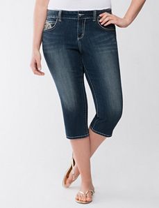 Lane Collection embellished capri