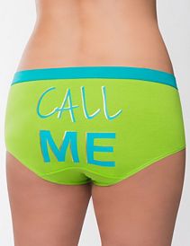 Call Me cotton boyshort panty