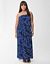 Print chiffon maxi dress by Lane Bryant
