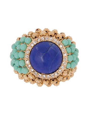 Lane Collection beaded cocktail ring