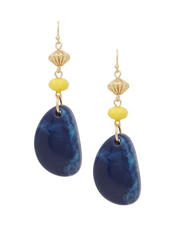 Lane Collection stone drop earrings