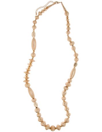Lane Collection etched bead necklace