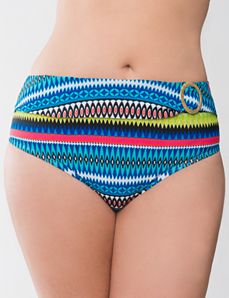 Printed Swim Hipster by Cacique