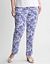 Floral sateen ankle pant