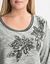 Full Figure Embellished Floral Top