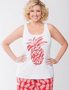 Pineapple sleep tank by Cacique