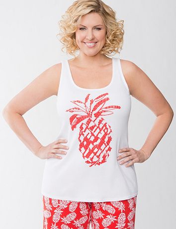 Pineapple sleep tank by Cacique