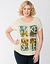Smile striped tee by Lane Bryant