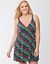 Striped knit chemise by Cacique