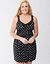 Polka dot chemise by Cacique