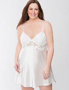Charmeuse bridal chemise