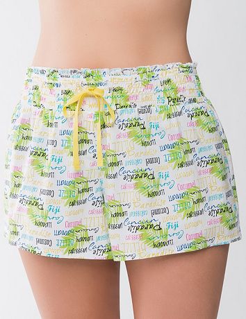 Paradise woven sleep short by Cacique
