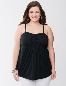 Braided tube top by Lane Bryant