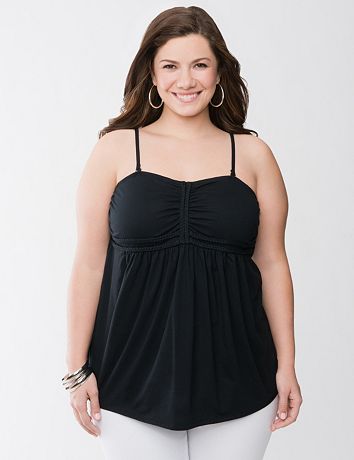 Braided tube top by Lane Bryant
