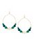 Beaded hoop earrings by Lane Bryant