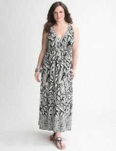 Twist Strap Maxi Dress Plus Size
