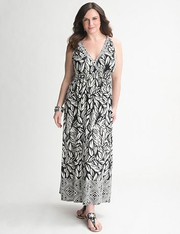 Twist Strap Maxi Dress Plus Size