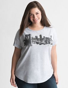 Shoe skyline tee