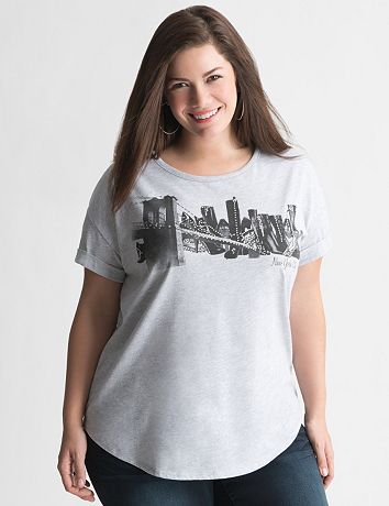 Shoe skyline tee
