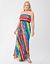Striped maxi tube dress by Lane Bryant