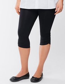 Ruched control top leggings