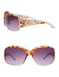 Two tone floral sunglasses by Lane Bryant