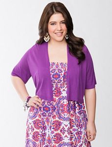 Short sleeve shrug