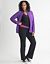 Plus Size Colorblock Waist Yoga Pant