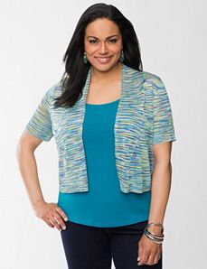 Space dye shrug