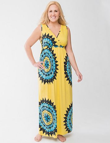 Medallion print sleep maxi by Cacique