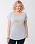 Plus Size Embellished Skull Tee by Lane Bryant