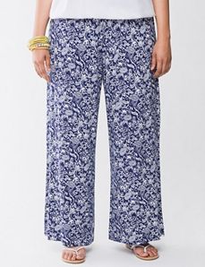 Soft floral palazzo pant