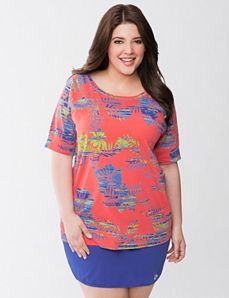Hibiscus dolman tee