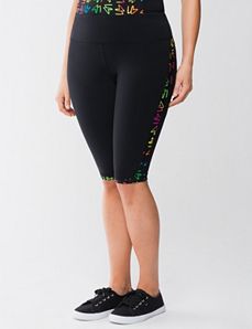 LB racer stripe knee legging