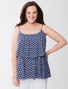 Lane Collection tiered tank by Lane Bryant
