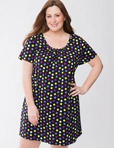 Polka dot sleep shirt
