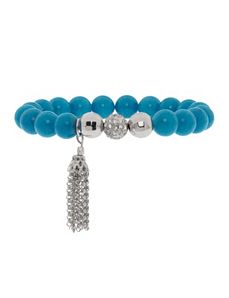 Semi precious bracelet with tassel by Lane Bryant