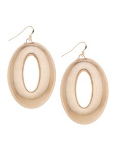 Oval drop earrings by Lane Bryant