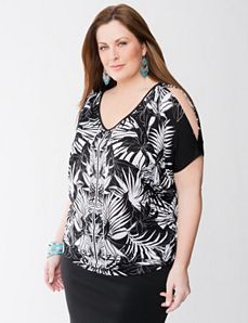 Palm print top