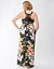 Crochet back floral maxi dress by Lane Bryant