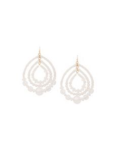 Lane Collection bead teardrop earrings