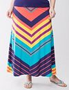 Chevron maxi skirt