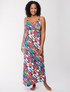 Tru to You island print maxi lounger