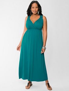 Macrame maxi dress