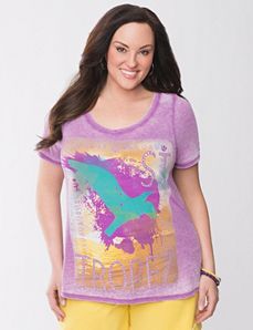 St. Tropez graphic tee by Lane Bryant