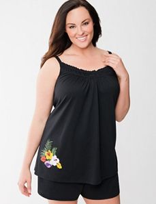 Floral print cami PJ set