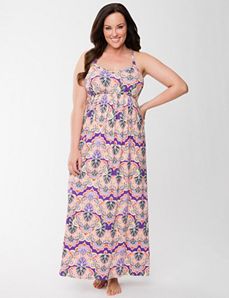 Printed sleep maxi lounger