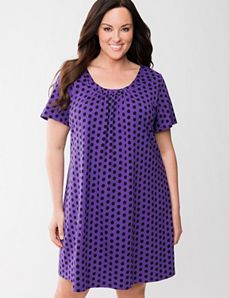 Polka dot sleep shirt