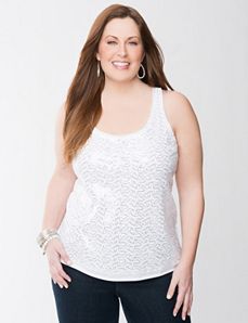 Sequin front tank
