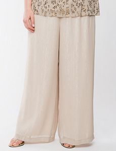 Lane Collection golden layered pant